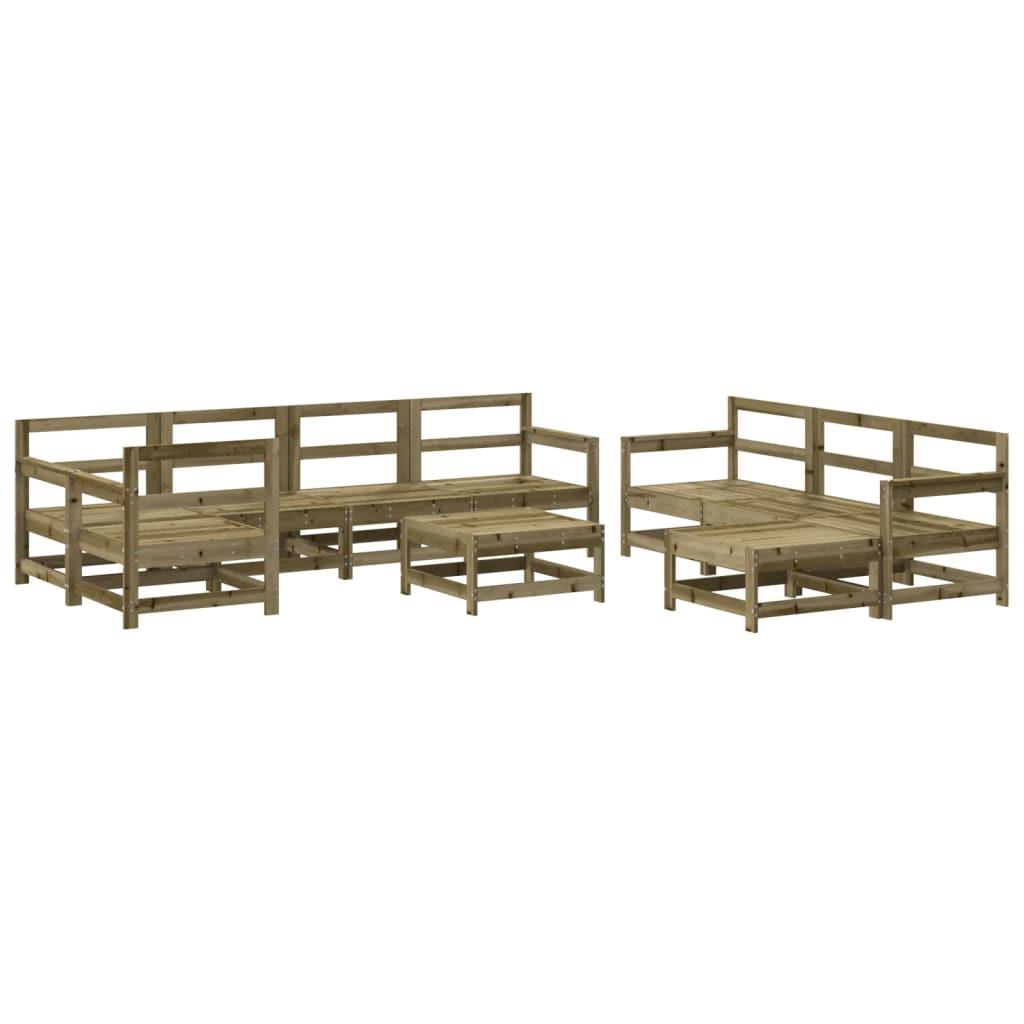 VidaXL set salotto da giardino Legno di pino impregnato  