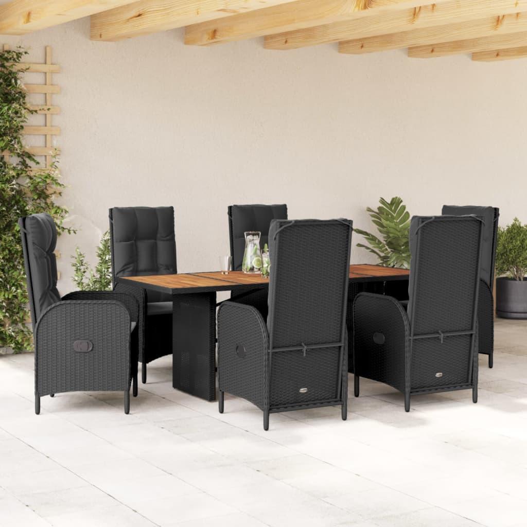 VidaXL set da pranzo da giardino Polirattan  