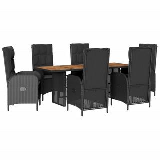 VidaXL set da pranzo da giardino Polirattan  