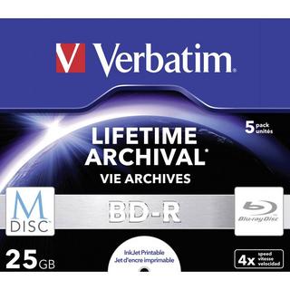 Verbatim  M-Disc BD-R 25GB Bedruckbar 4x 5er Jewel Case 