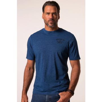 T-shirt dal look vintage con ricamo sul petto e mezze maniche