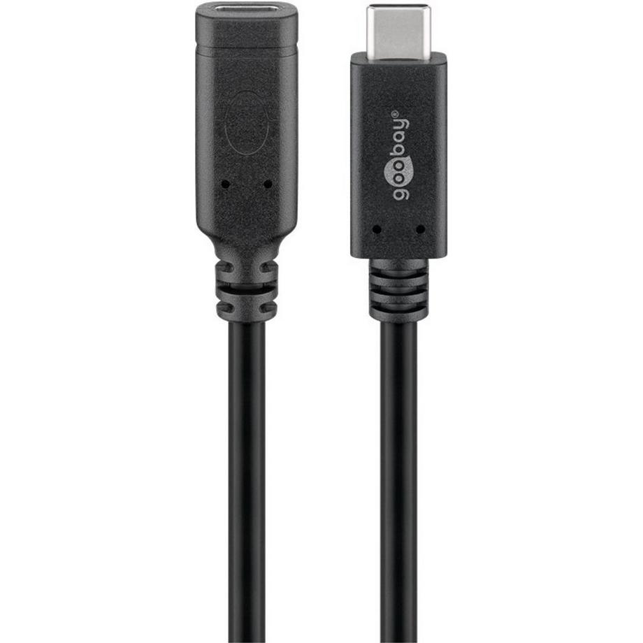 Câble d'extension Goobay USB-C 3.2 Gen 2 - Noir
