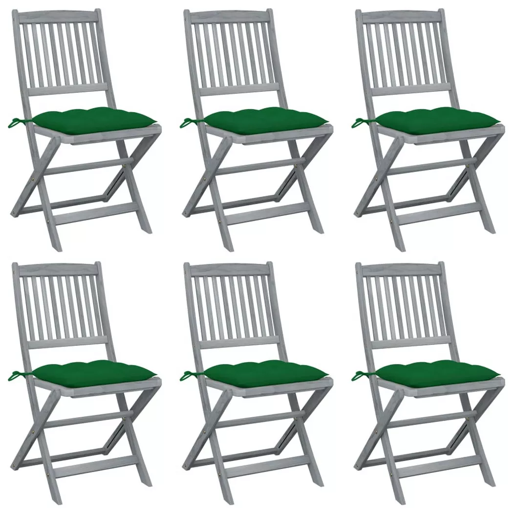 VidaXL - Chaise d'extérieur bois d'acacia, One Size, Gris