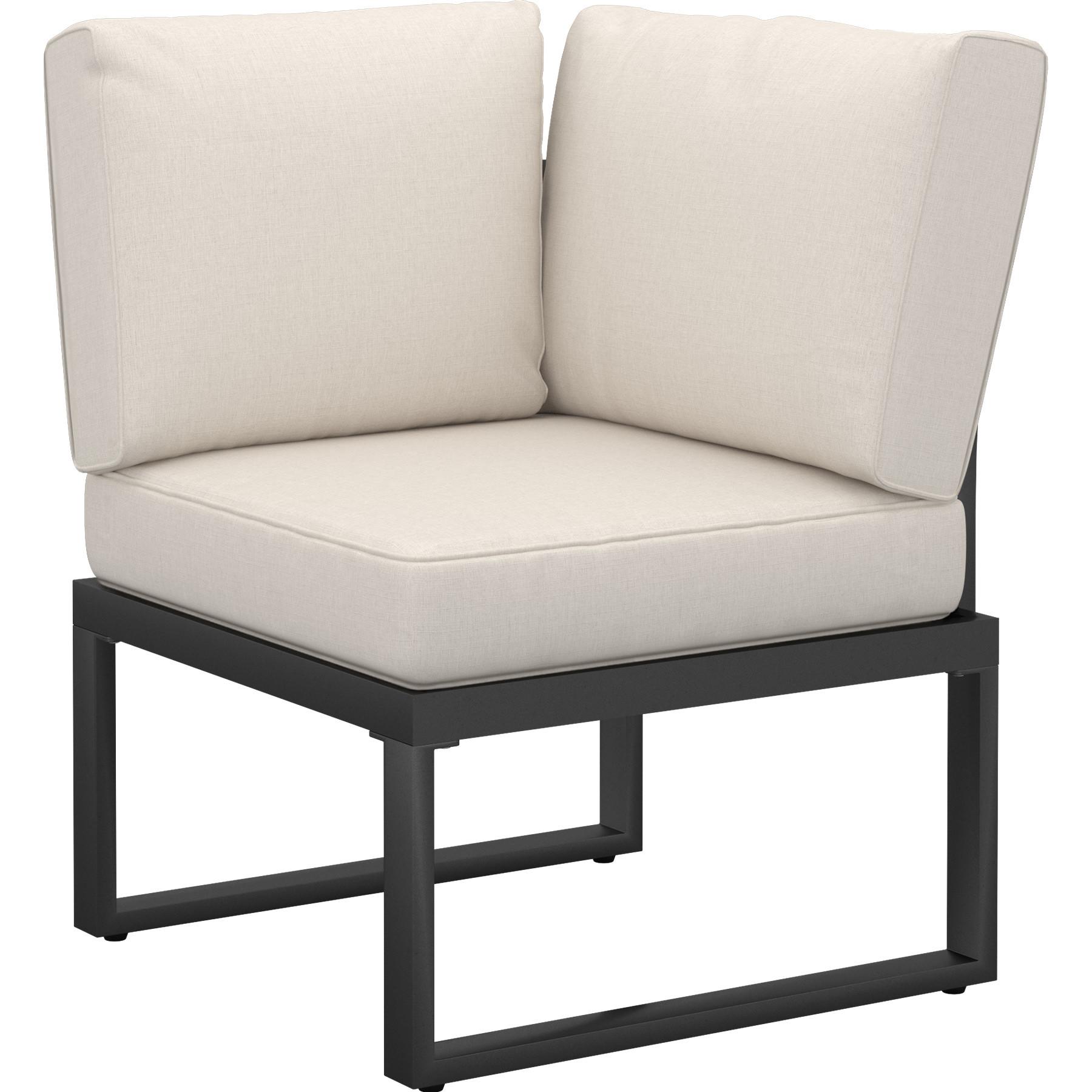 Tectake Ensemble de salon de jardin ELIAR, 4 pièces, avec structure en aluminium  