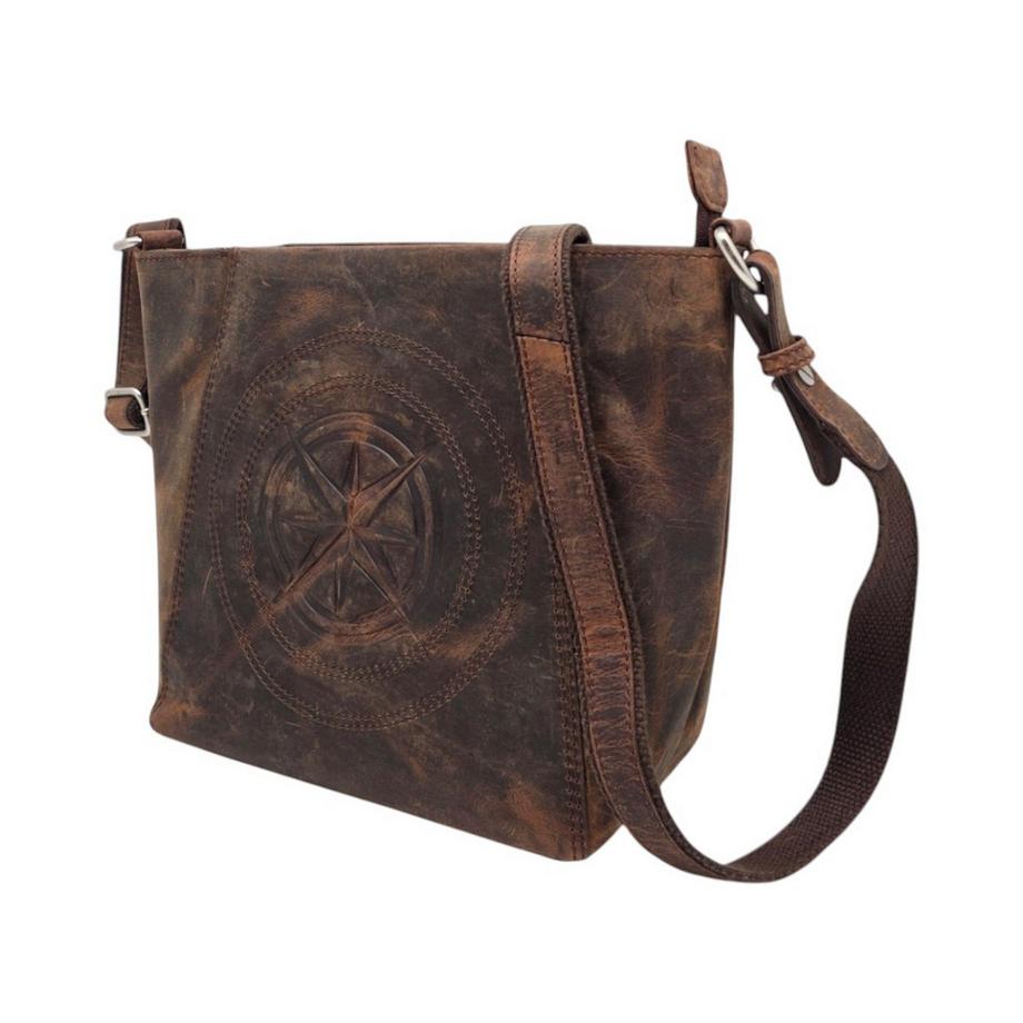 Bull & Hunt Cassie Umhängetasche Compass Brown  