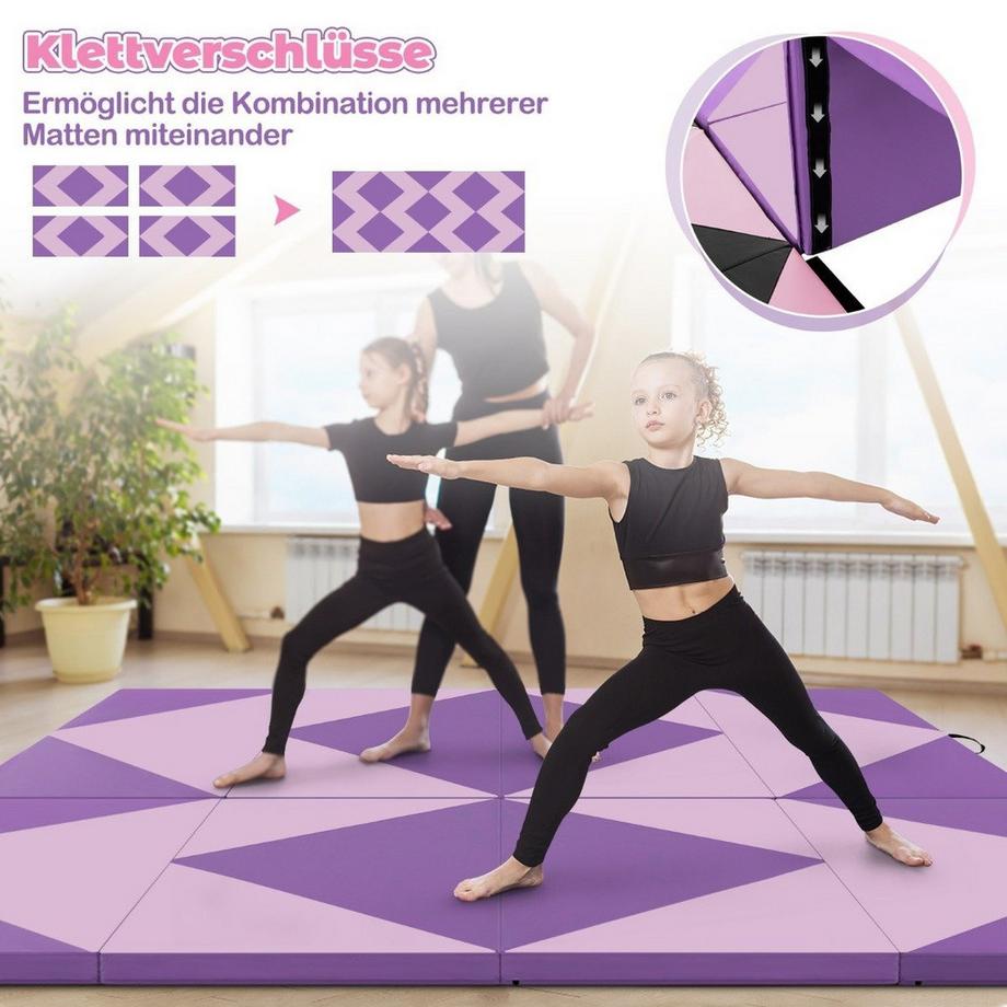 Northix  Tappetino da Ginnastica Pieghevole con Maniglie 