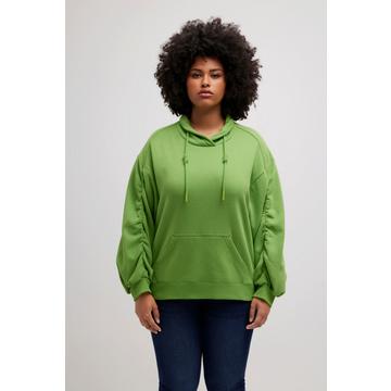 Sweatshirt, Kängurutasche, Oversized, Stehkragen, Langarm