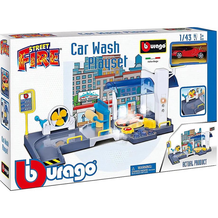bburago  Waschanlage inkl. Modellauto 
