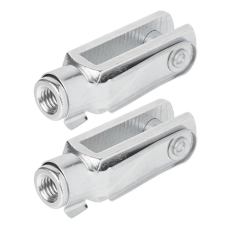 Pricenet Gabelkopf M8 58mm - Set mit 2 Stück im Blister  