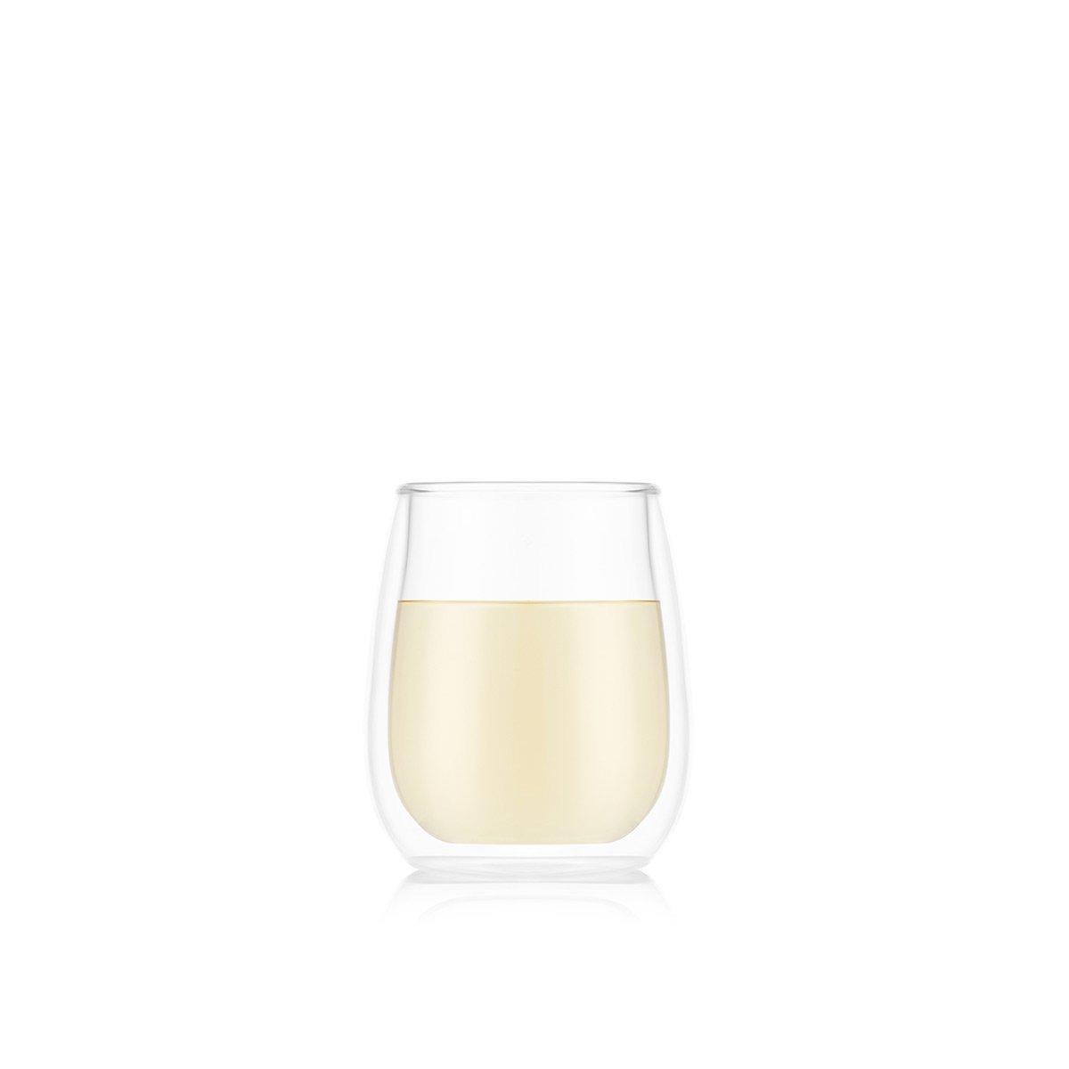 bodum Set de 2 verres à vin double paroi - Chardonnay SKÅL  