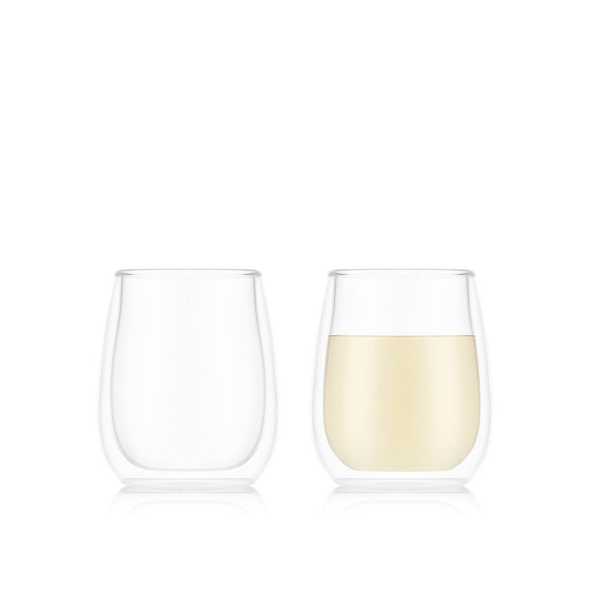 bodum Set de 2 verres à vin double paroi - Chardonnay SKÅL  