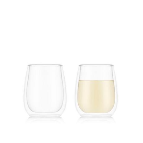 bodum Set de 2 verres à vin double paroi - Chardonnay SKÅL  