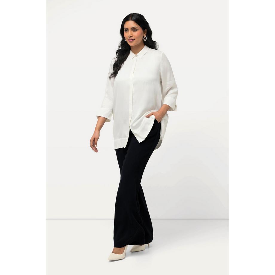 Ulla Popken Pantaloni taglio gamba ampio dritto cintura elastica  