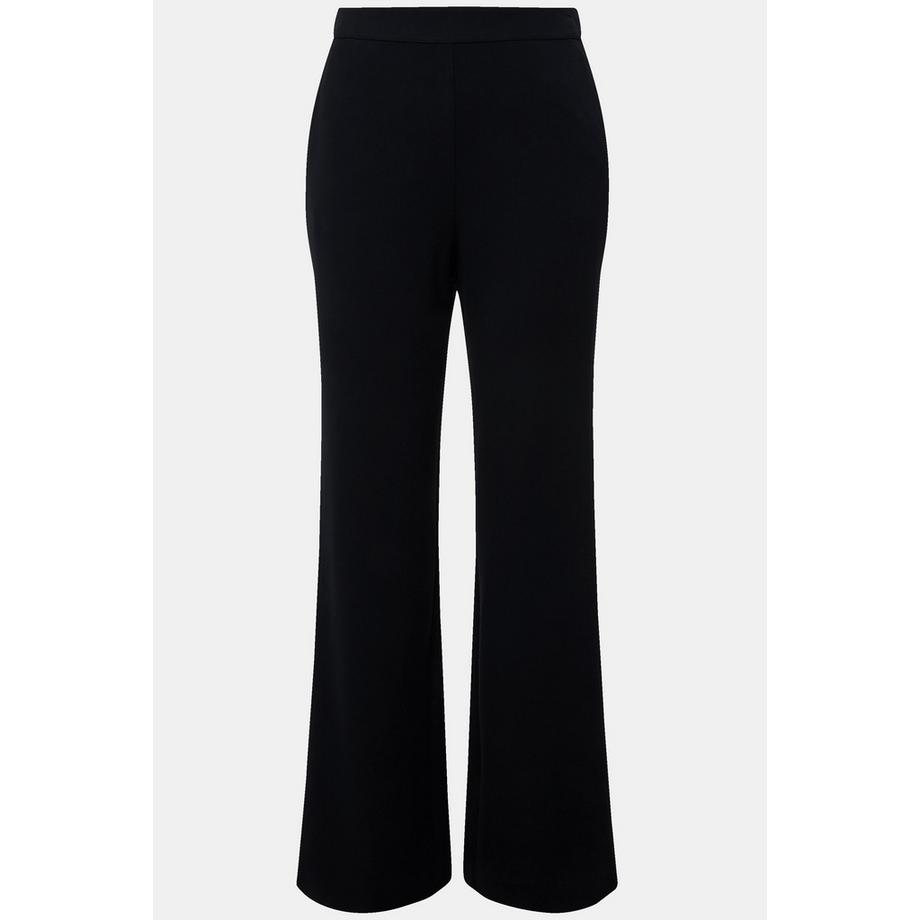 Ulla Popken Pantaloni taglio gamba ampio dritto cintura elastica  