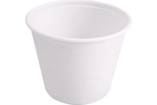 Image of WEBSTAR Schüssel 11cm 41142 weiss, Bagasse, 425ml 25 Stück WEBSTAR Schüssel 11cm 41142 weiss, Bagasse, 425ml 25 Stück