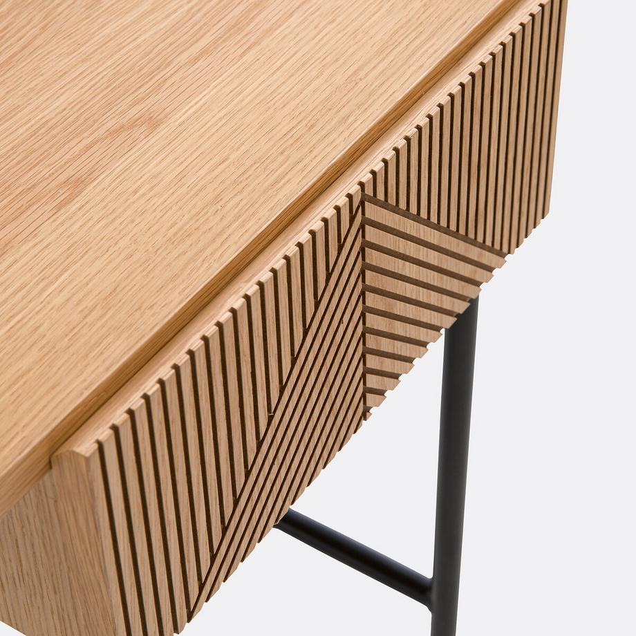 La Redoute Intérieurs Schreibtisch Lodge mit 2 Schubladen  