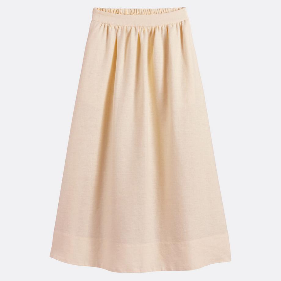 La Redoute Collections Gonna lunga svasata in lino  