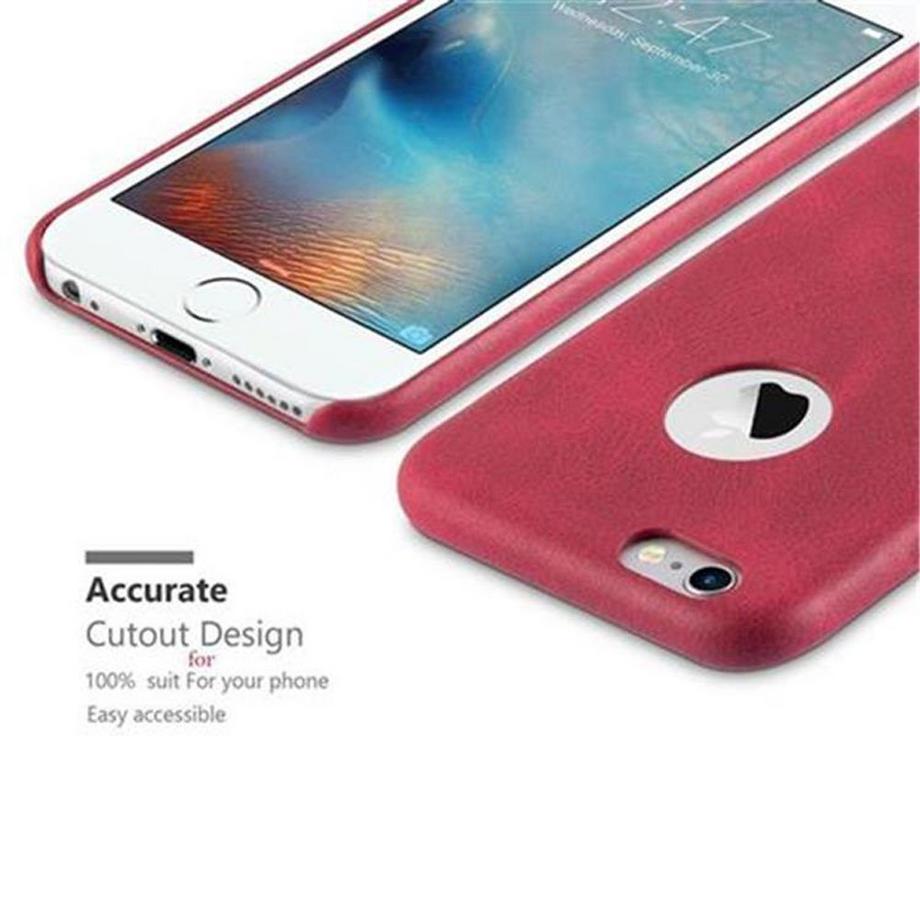 Cadorabo  Hülle für Apple iPhone 6  6S Hard Case aus Kunstleder 