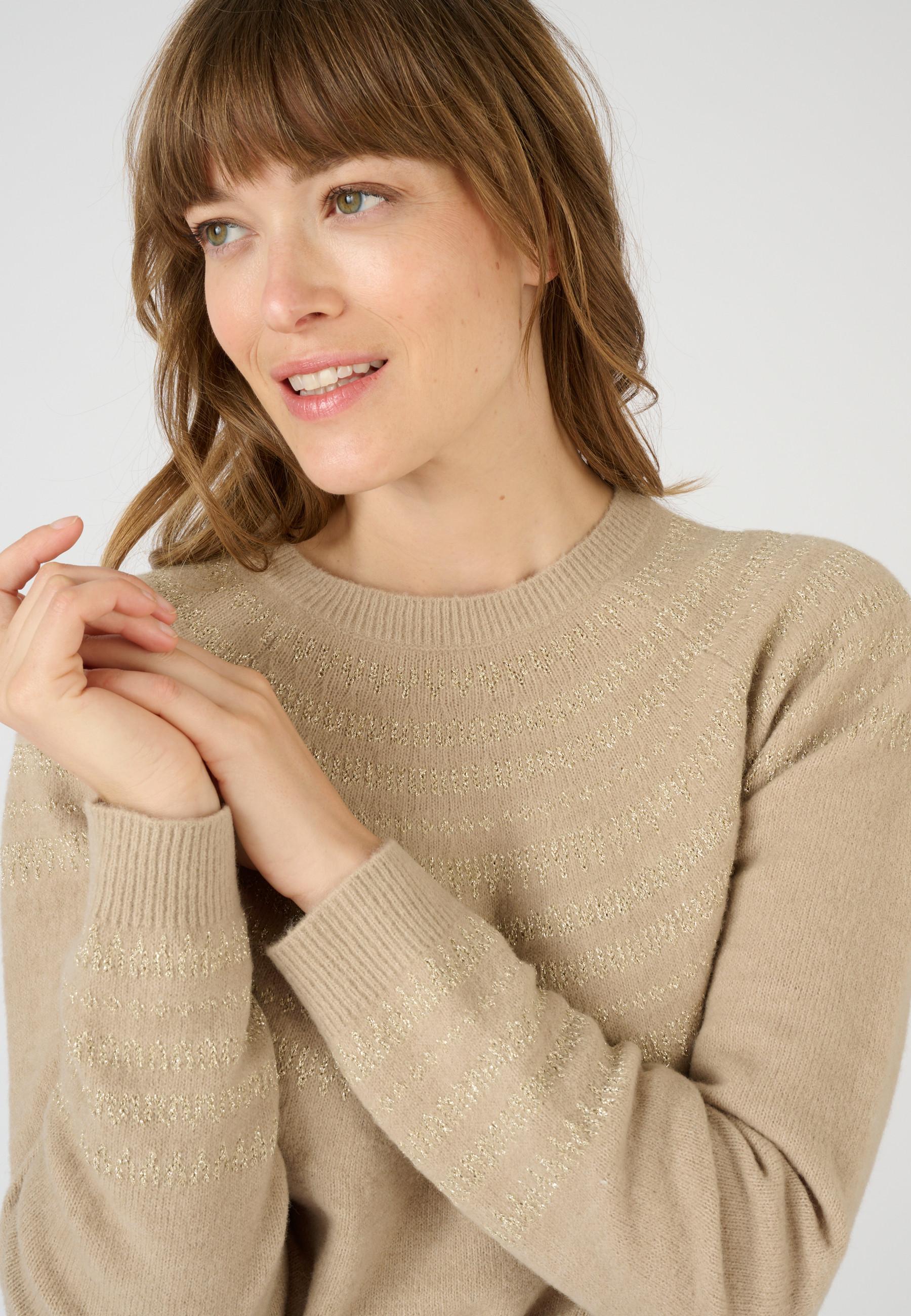 Damart  Glänzender Jacquard-Pullover 