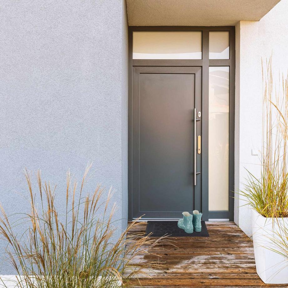 B2X Gummi-Fußmatte mit Muster  