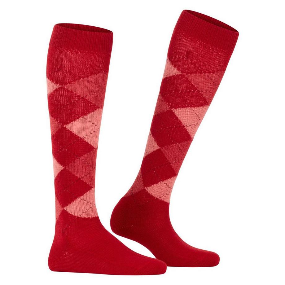 Burlington Whitby Argyle Muster Kniestrümpfe  