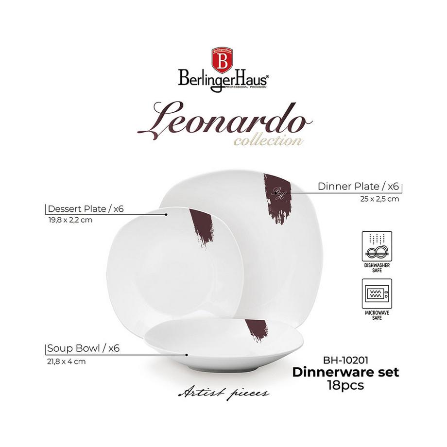 Berlinger  Tellerset 18-teilig Leonardo Collection 