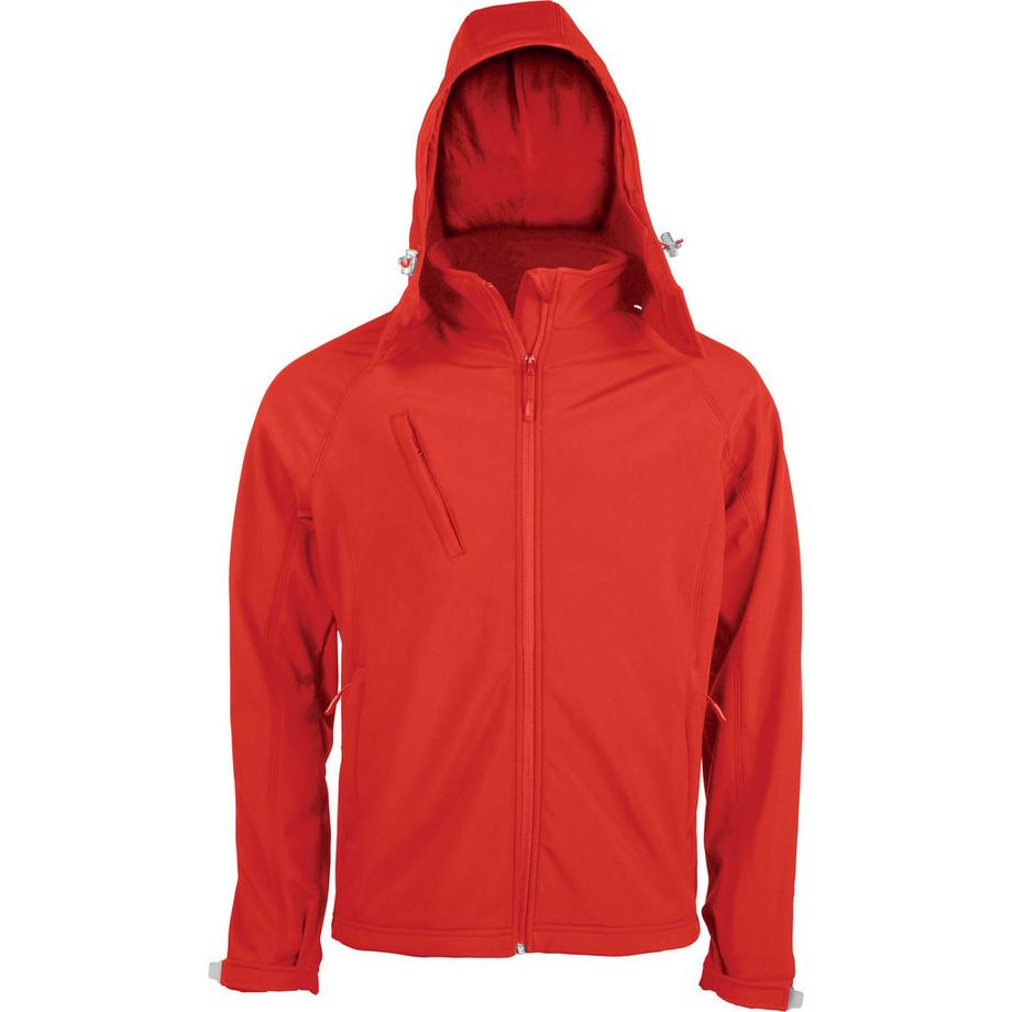 jacke softshell à capuche aovible