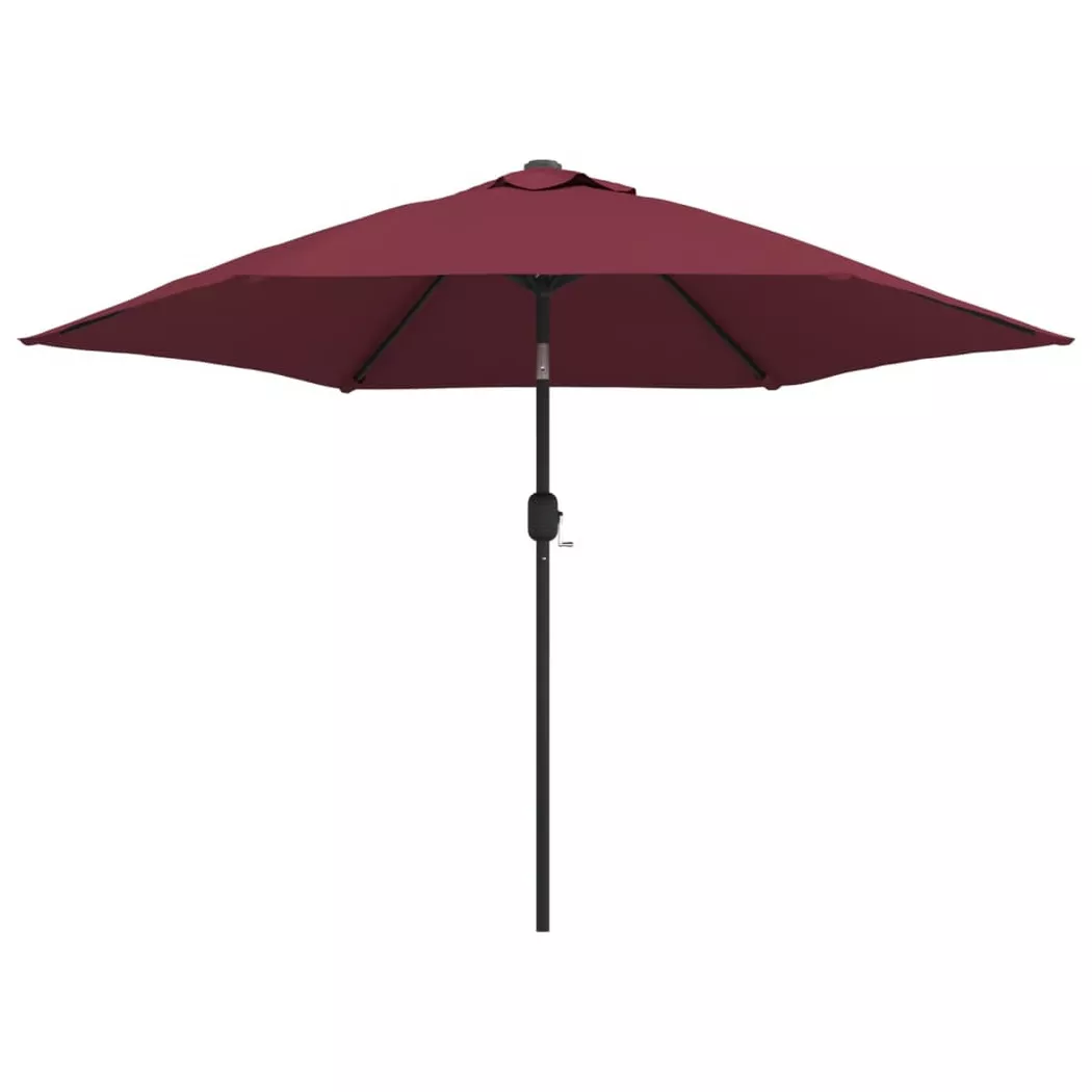 VidaXL - Sonnenschirm, One Size, Rot Bunt