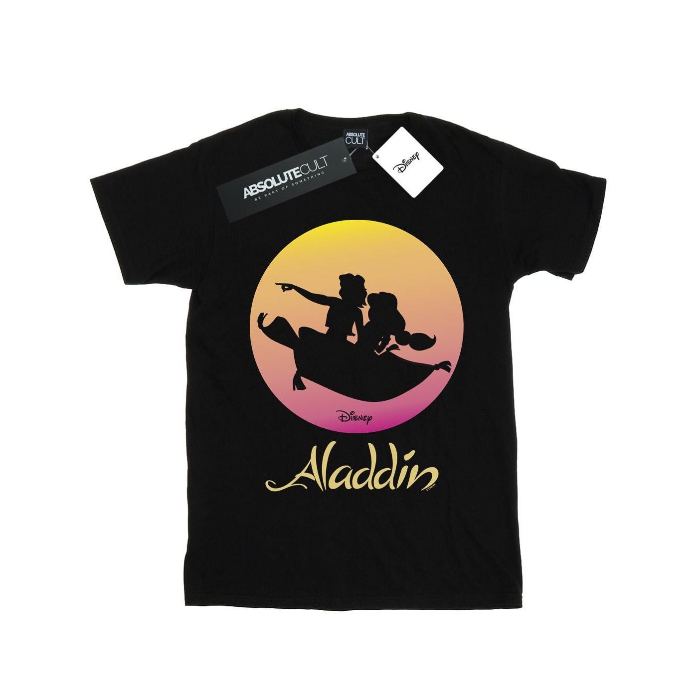 Image of Aladdin Flying Sunset Tshirt Jungen Schwarz 140/146