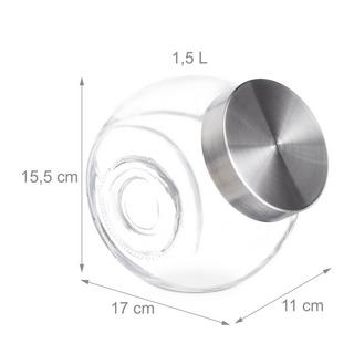B2X Boîtes de bonbons, paquet de 6, 1,5 L  