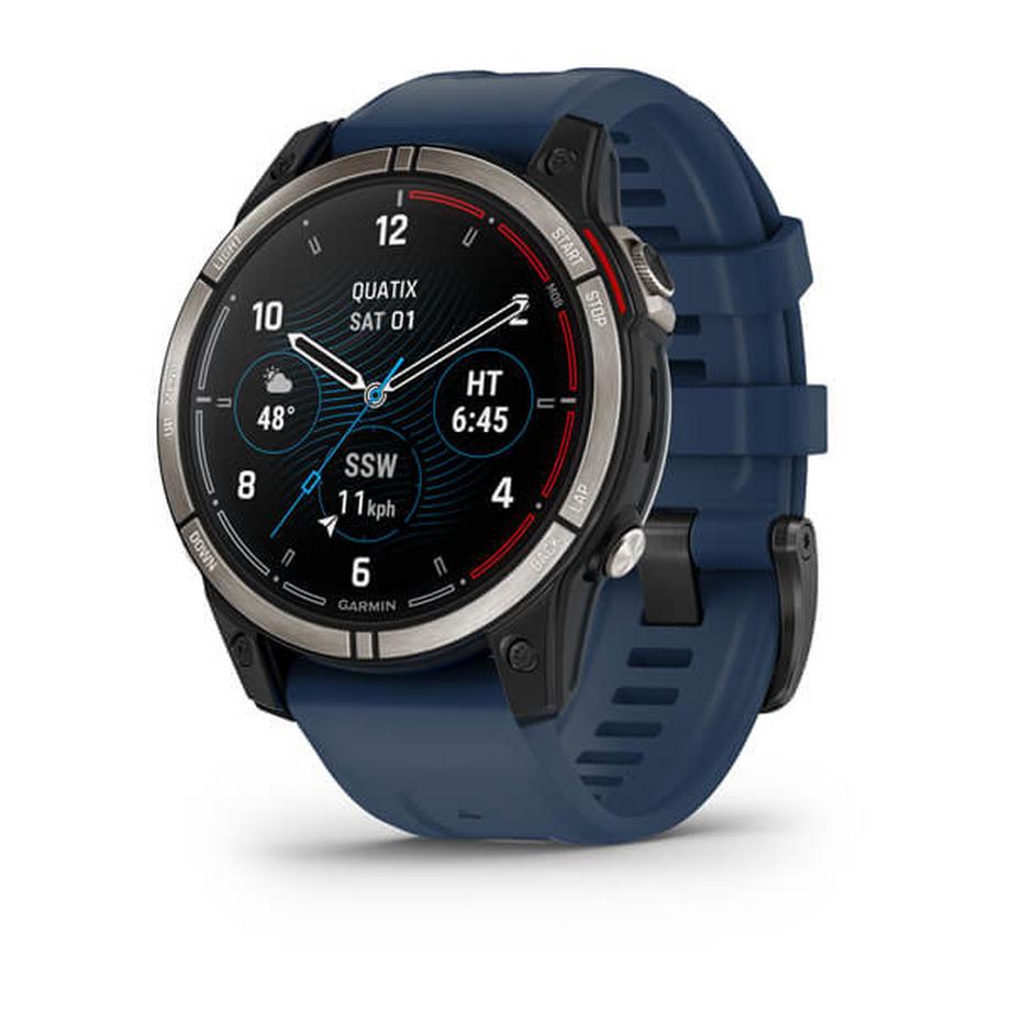 GARMIN  Quatix 7 3,3 cm (1.3") AMOLED 47 mm Digital 416 x 416 Pixel Touchscreen Blau WLAN GPS 