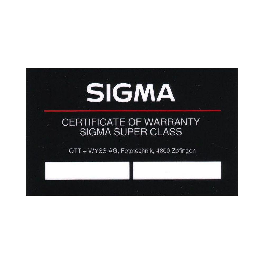 SIGMA  zoomobjektiv 24-70mm f2.8 dg os hsm Nikon 