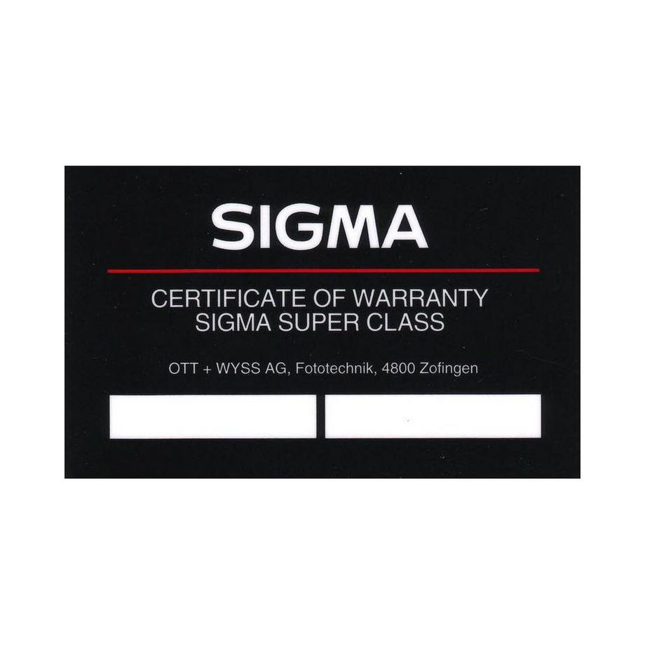 SIGMA  zoomobjektiv 24-70mm f2.8 dg os hsm Nikon 