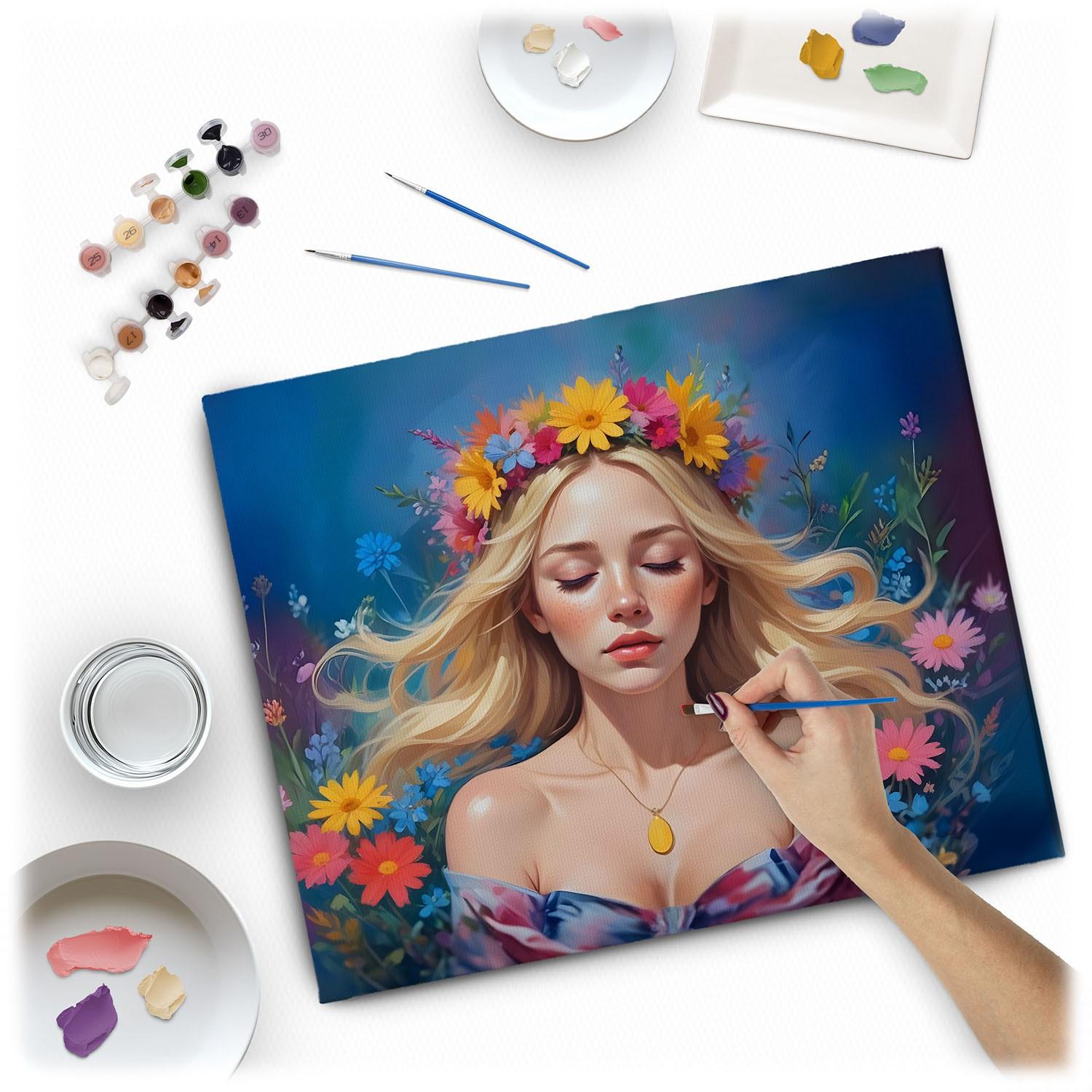 B2X Malen nach Zahlen 40x50 cm Massido Porträt einer Frau  