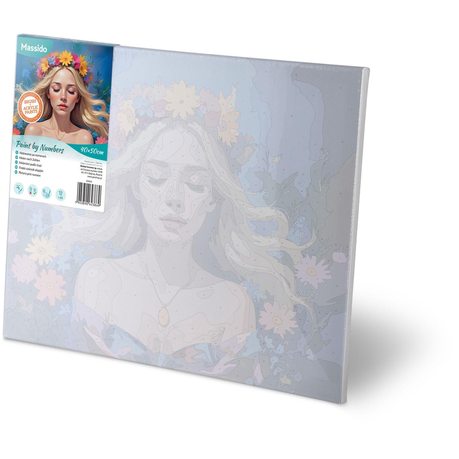 B2X Malen nach Zahlen 40x50 cm Massido Porträt einer Frau  