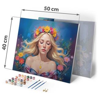 B2X Malen nach Zahlen 40x50 cm Massido Porträt einer Frau  