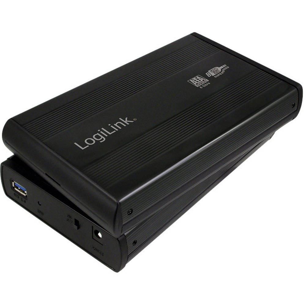 LogiLink  Boîtier de disque dur 3.5″ SATA, USB 3.0, alu 