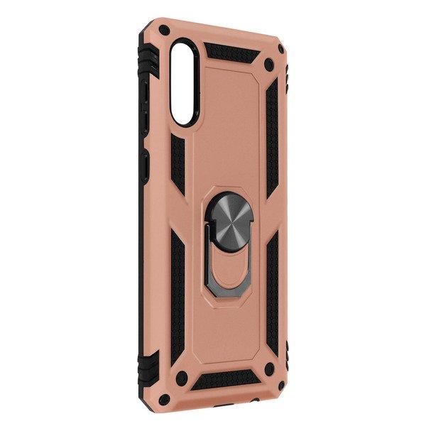 Avizar  Cover Samsung A02 Anello Rosa Gold 