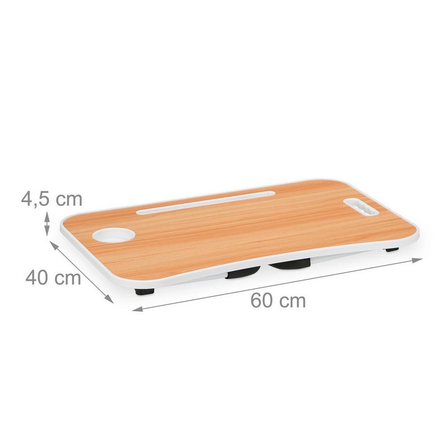 Northix Tavolino da letto pieghevole per laptop  