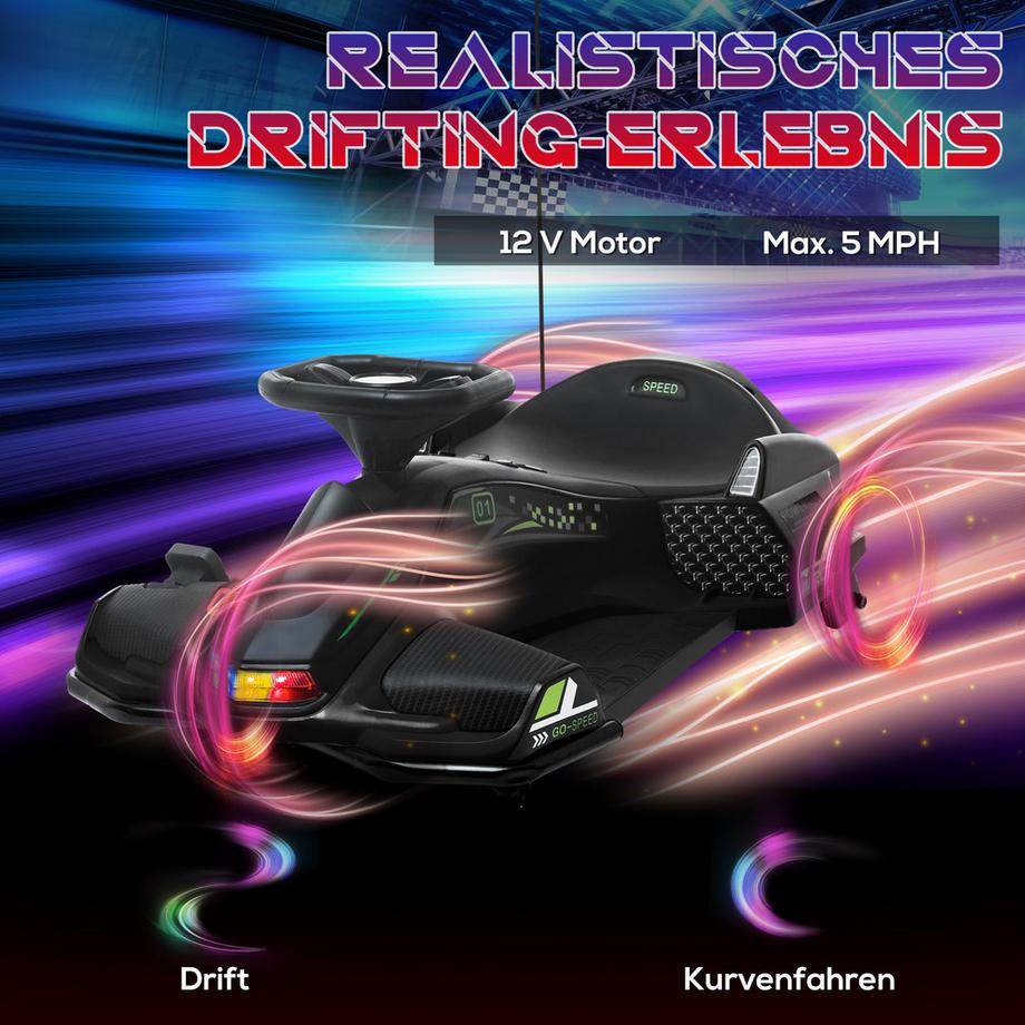 HOMCOM  Kinder Elektro Gokart 