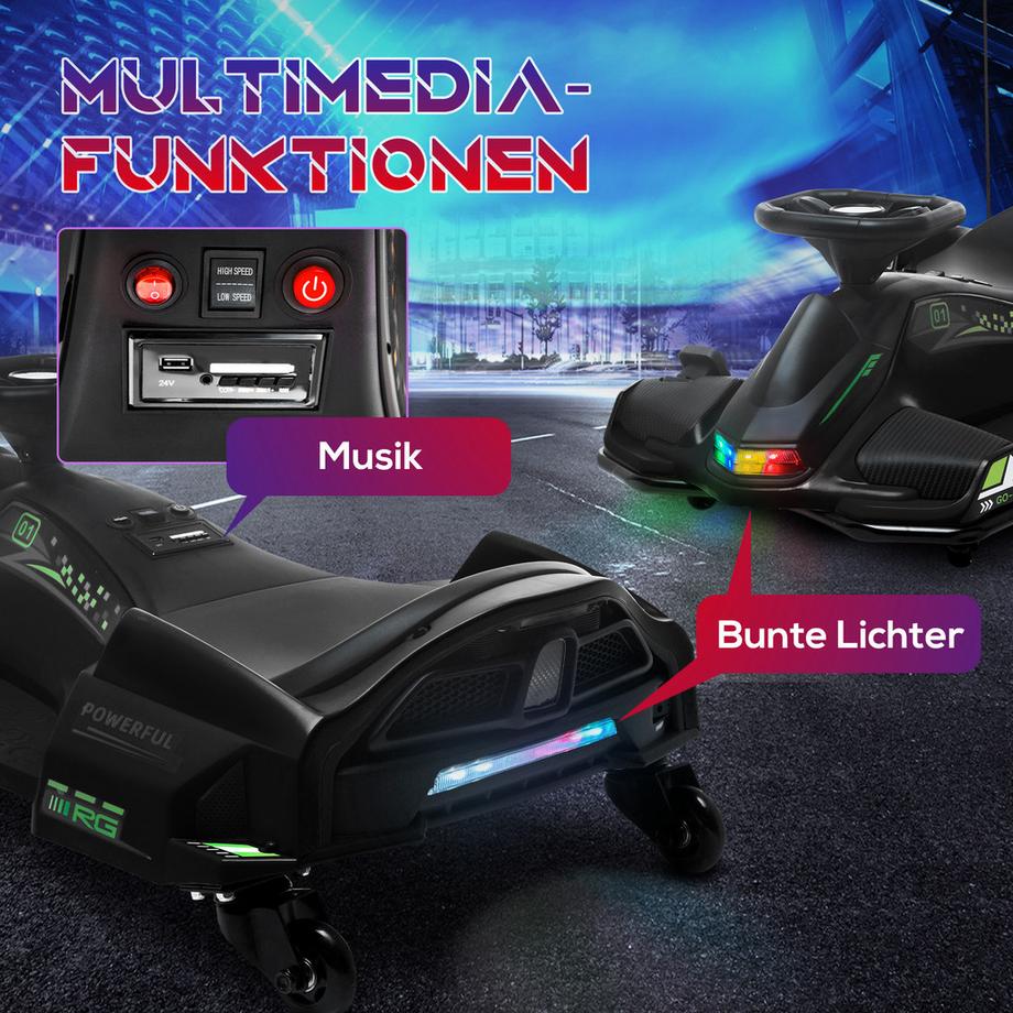 HOMCOM  Kinder Elektro Gokart 