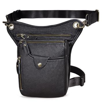 Echtes Leder Tasche Bein Tasche äußeren Bein Tasche Reise Hüfte Tasche Wandern Klettern Oberschenkel Tasche