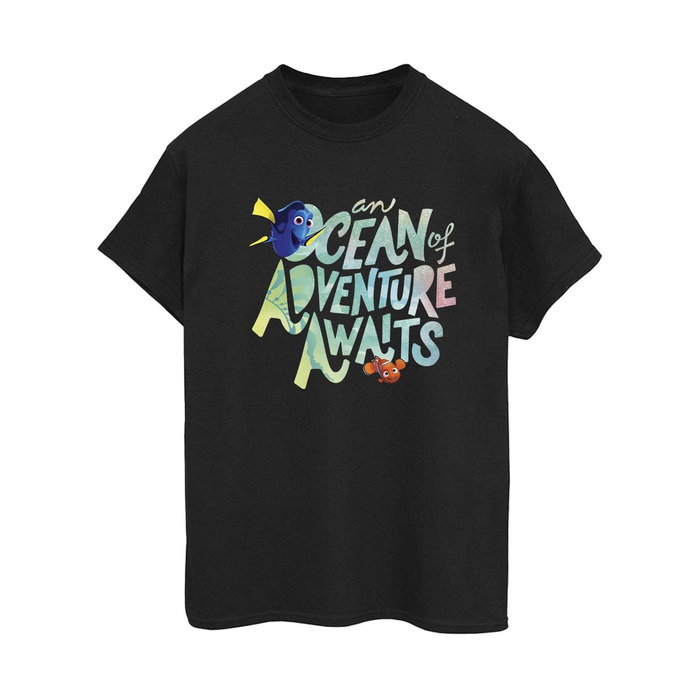 Image of Finding Dory Ocean Of Adventure Tshirt Damen Schwarz M