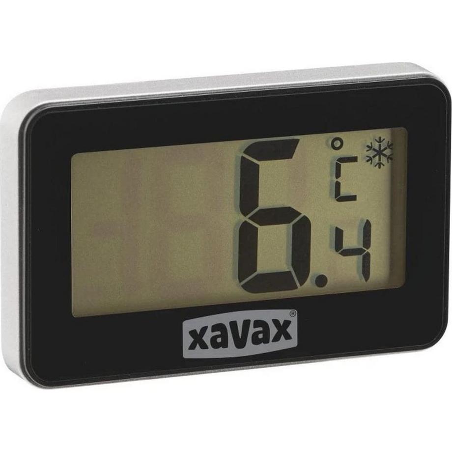 Xavax  XAVAX Thermometer Digital für Kühlschrank mit Gefrierfach, Schwarz 