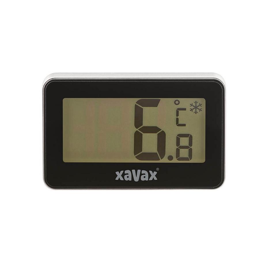 Xavax  XAVAX Thermometer Digital für Kühlschrank mit Gefrierfach, Schwarz 