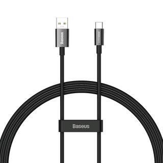 Baseus  Baseus Superior Series USB-A - Cavo USB-C, 65 W, 1 m - Nero 