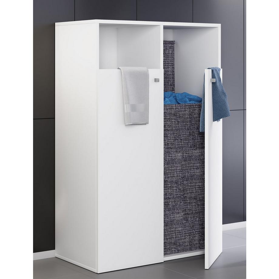 VCM Tissu Armoire à linge Coffre à linge Panier à linge Coffre à linge Dreso XL 2f  