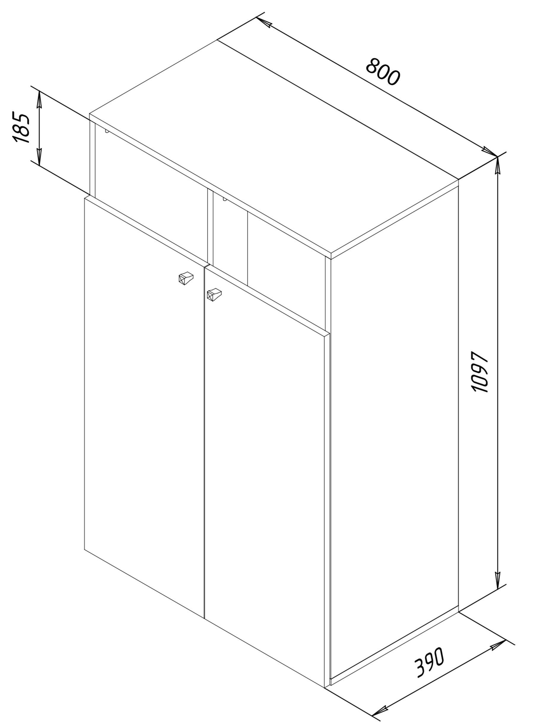 VCM Stoff Wäscheschrank Wäschetruhe Wäschebox Wäschekorb Stoffbox Wäsche Dreso XL 2f  