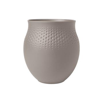 Vase Perle groß Manufacture Collier taupe