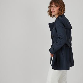 La Redoute Collections  Halblanger Trenchcoat mit Knopfleiste 